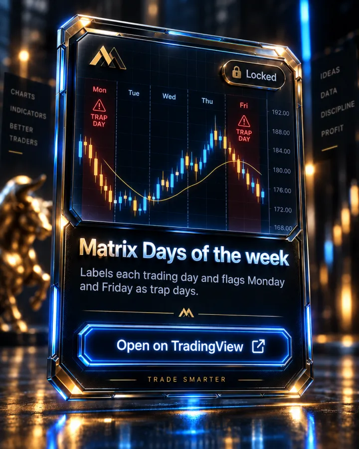 Matrix Days of the week على شارت TradingView